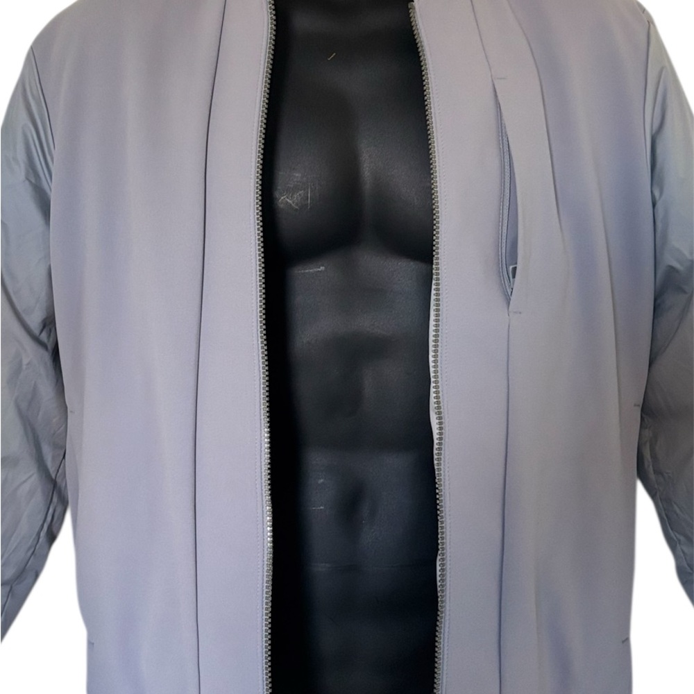 Lululemon Athletica Men's Light Gray Bomber Jacket